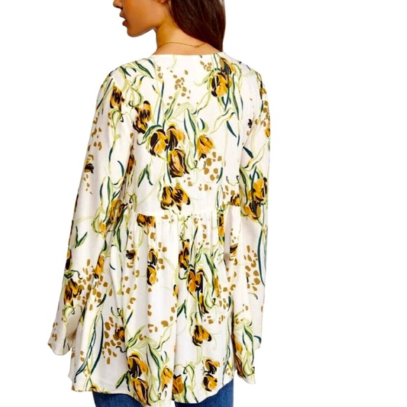 🌺🎉HP🎉🌺 NWT Free People Bella Floral Print Top - Picture 6 of 15